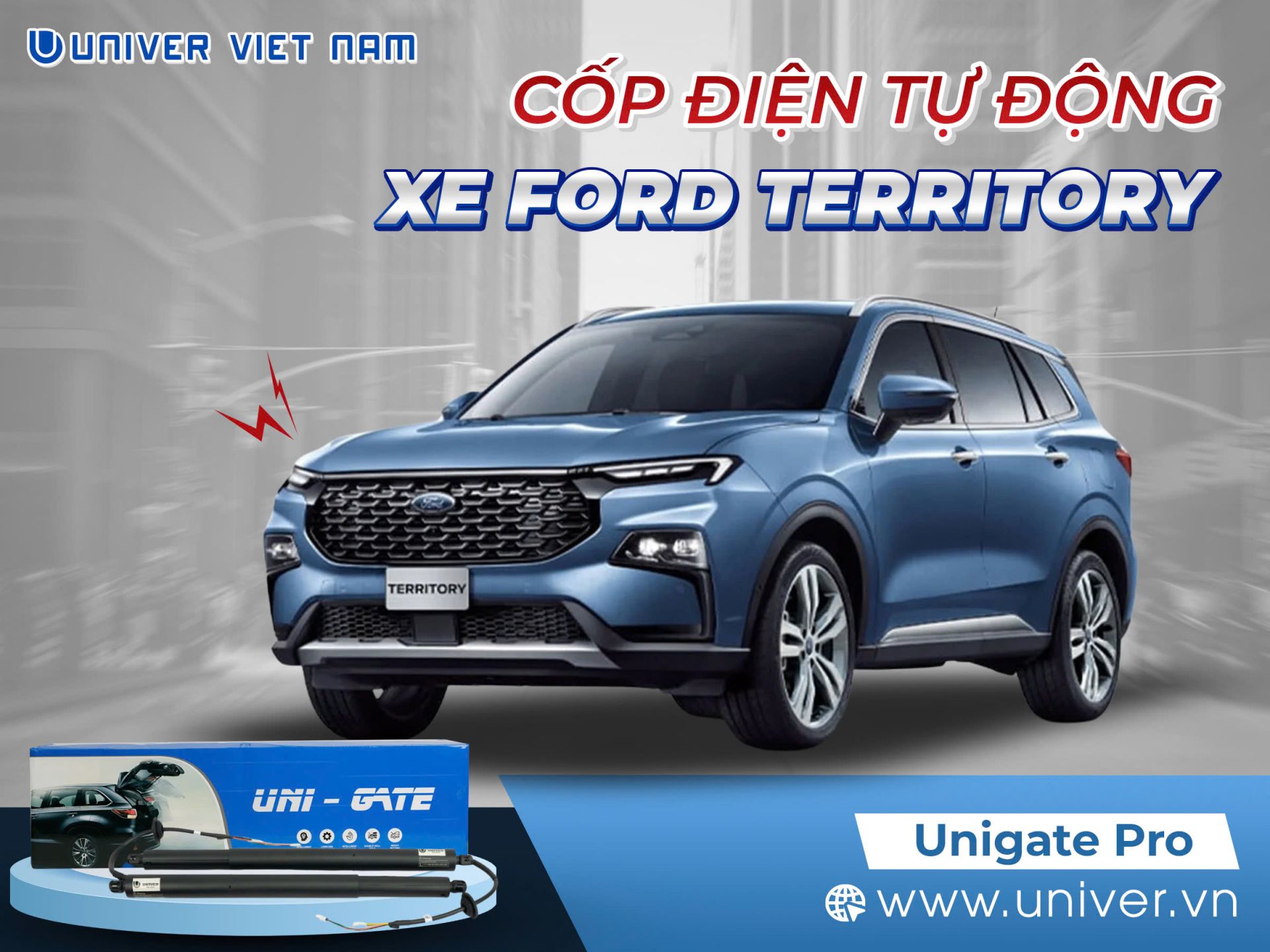 Độ cốp điện xe Ford Territory chính hãng cao cấp chỉ 10 triệu đồng