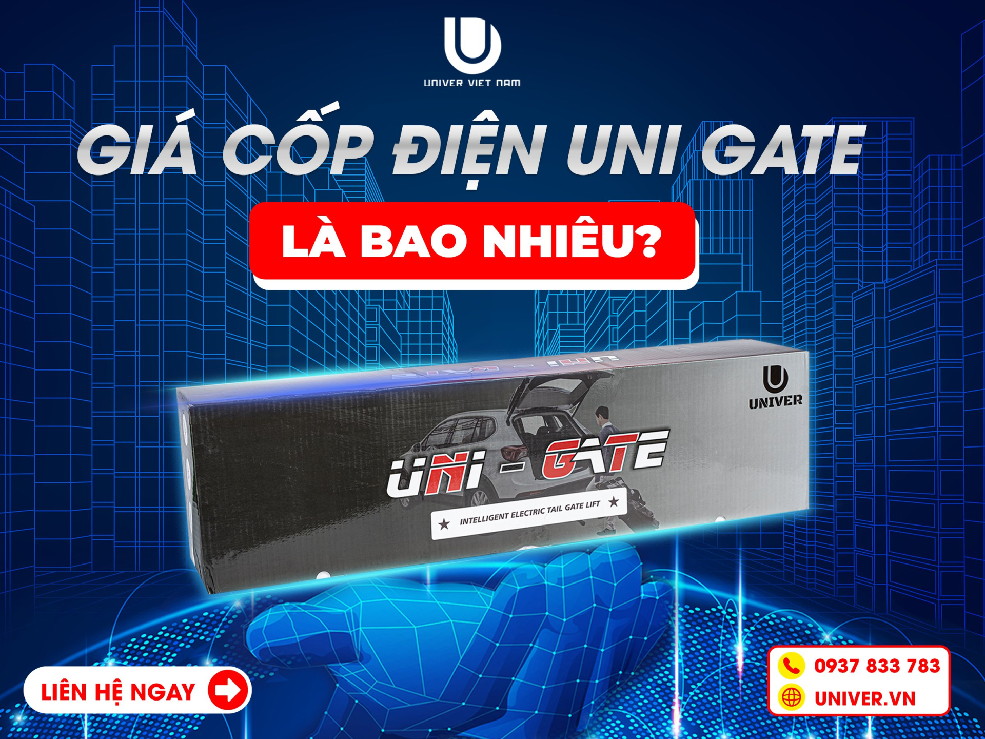 Giá cốp điện Uni Gate là bao nhiêu