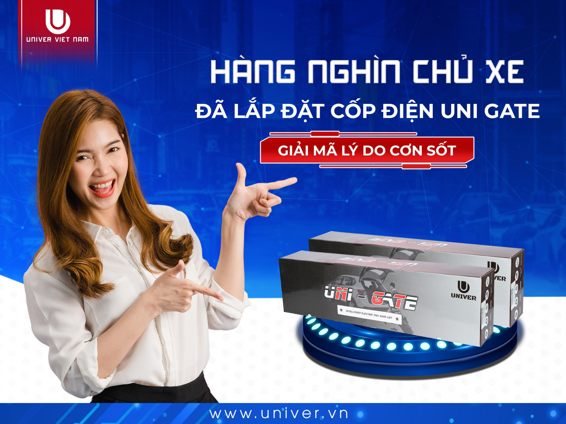 lap-dat-cop-dien-uni-gate-o-to-chinh-hang